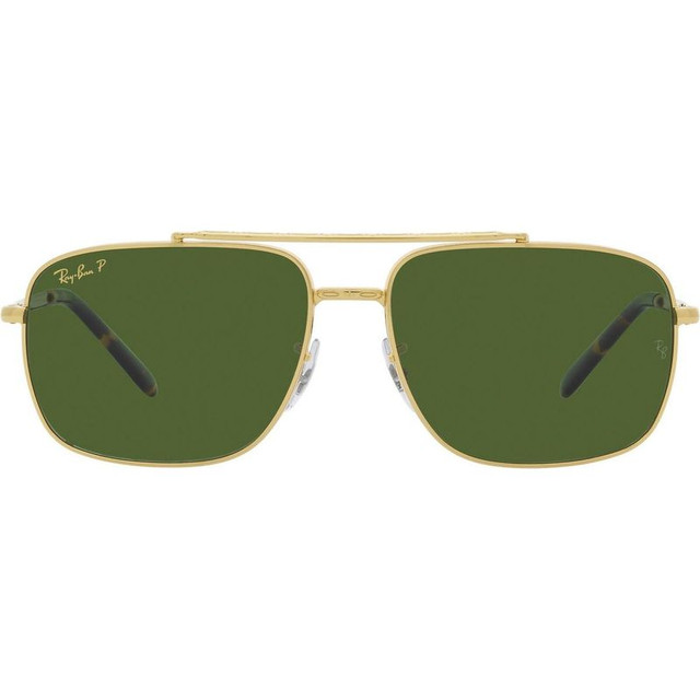 RB3796 - Legend Gold/Dark Green Glass Lenses