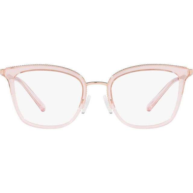 Michael Kors Glasses Coconut Grove MK3032 - Rose Gold and Pink Transparent/Clear Lenses