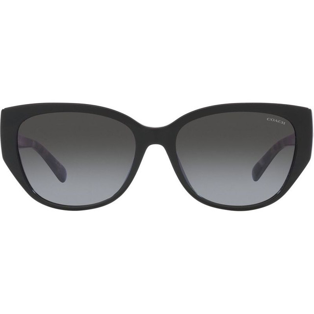 Coach HC8362U - Black/Grey Gradient Lenses