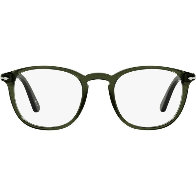 PO3143V - Transparent Olive Green/Clear Lenses