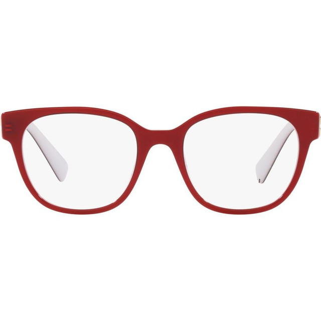 02VV - Red and White/Clear Lenses