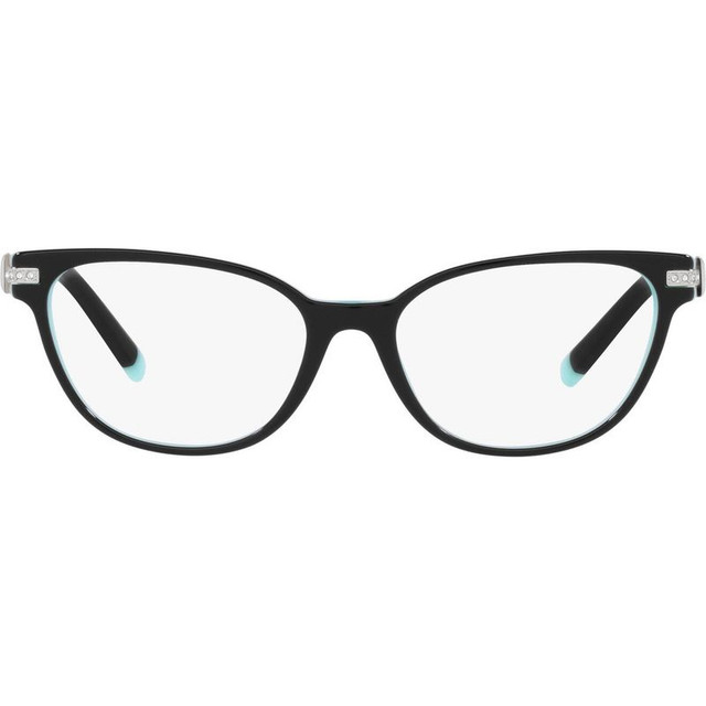 Tiffany & Co. Glasses TF2223B - Black on Tiffany Blue/Clear Lenses