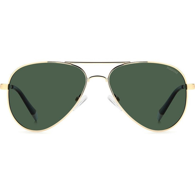 P6012/N/NEW - Gold Green/Green Polarised Lenses 56 Eye Size