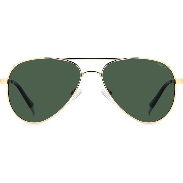 Polaroid P6012/N/NEW - Gold Green/Green Polarised Lenses 56 Eye Size