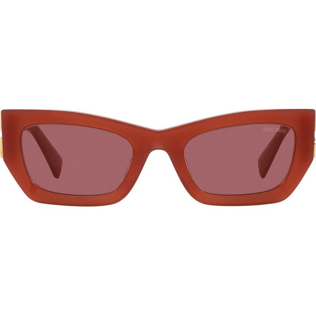 Miu Miu 09WS - Cognac Opal/Dark Violet Lenses