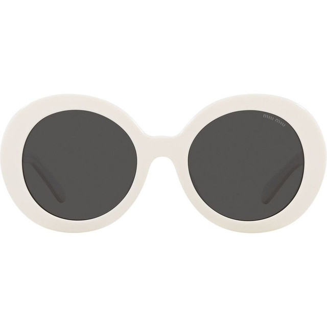 Miu Miu MU11YS - White/Dark Grey Lenses