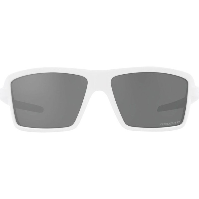 Oakley Cables - Matte White/Prizm Black Polarised Lenses