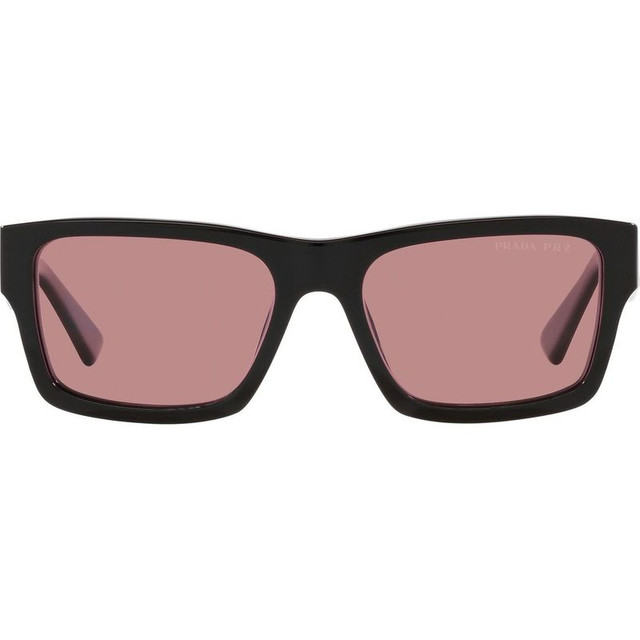 PR25ZS - Black/Fuchsia Polarised Glass Lenses 56 Eye Size