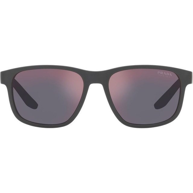 Prada Linea Rossa PS06YS - Grey Rubber/Dark Grey and Red Mirror Lenses