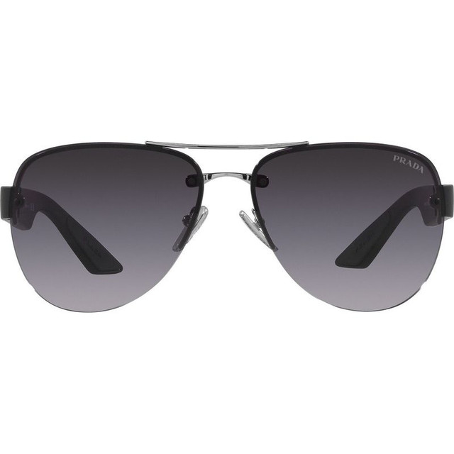 Prada Linea Rossa PS55YS - Silver/Grey Gradient Lenses