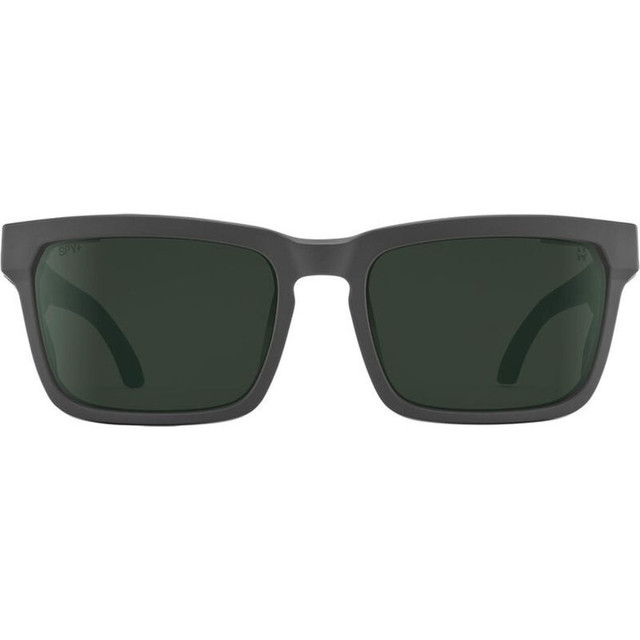 Spy Helm Tech - Matte Dark Grey/Happy Grey Green Lenses