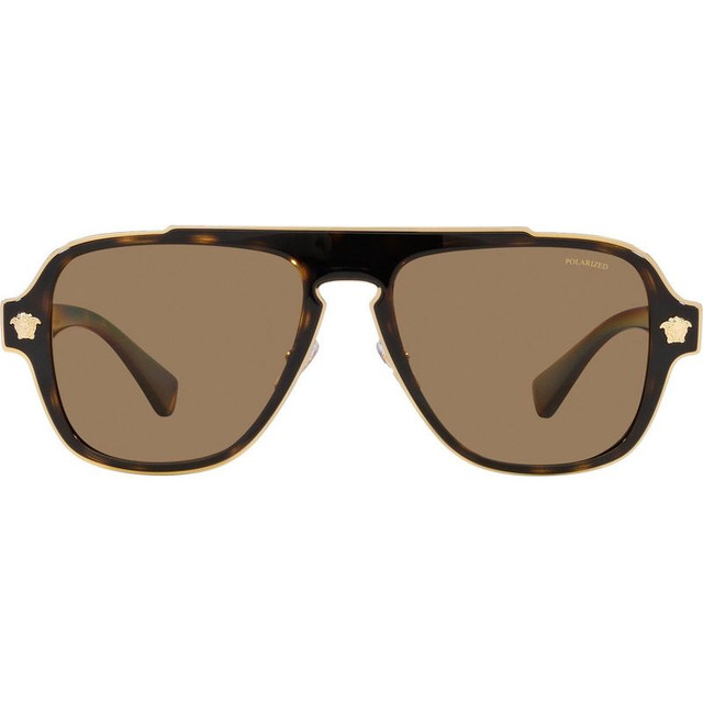 Versace VE2199 - Havana/Orange Polarised Lenses