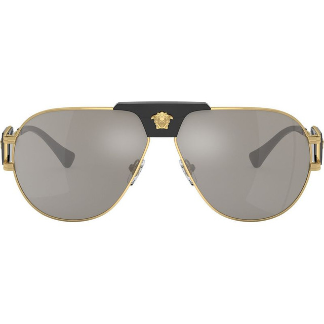 VE2252 - Gold/Light Grey Silver Mirror Lenses