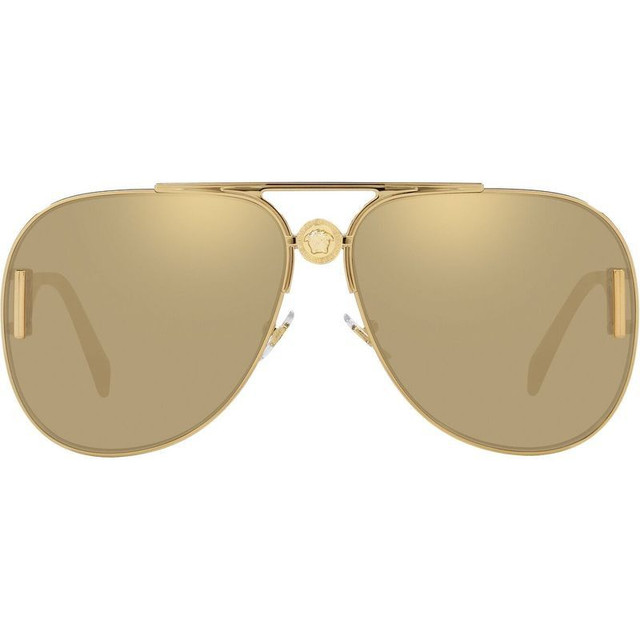 Versace VE2255 - Gold/Clear and Yellow Gradient Mirror Lenses