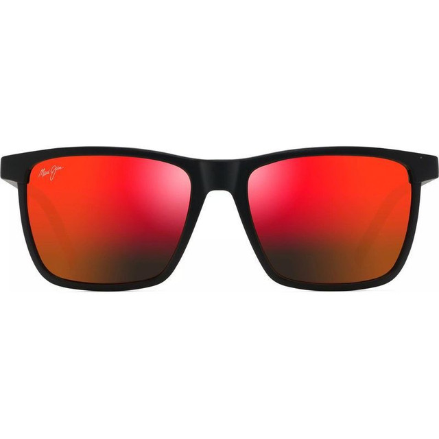 Maui Jim One Way - Matte Black/Hawaii Lava Glass Polarised Lenses