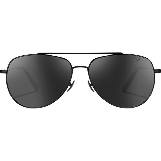 Hawker - Matte Black/Dark Grey Polarised Lenses