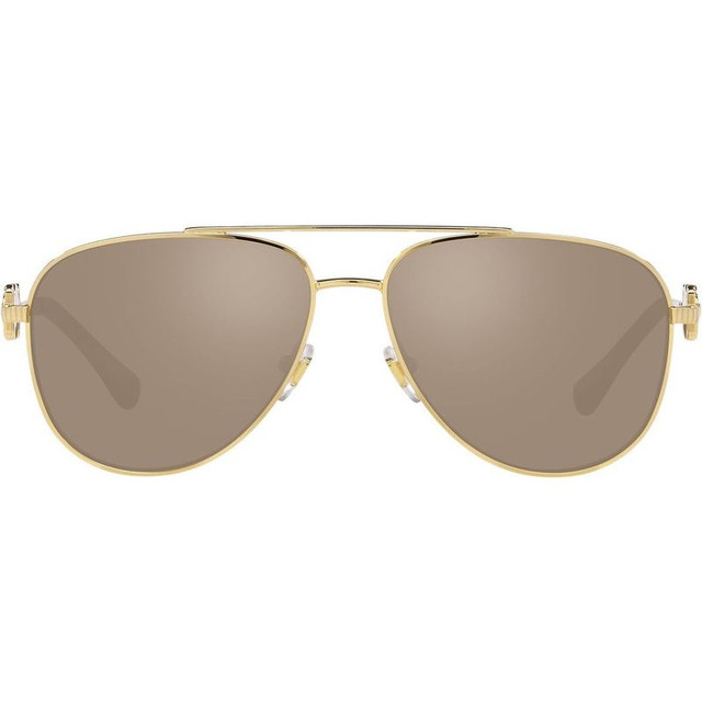 VK2002 - Gold/Brown Gold Mirror Lenses