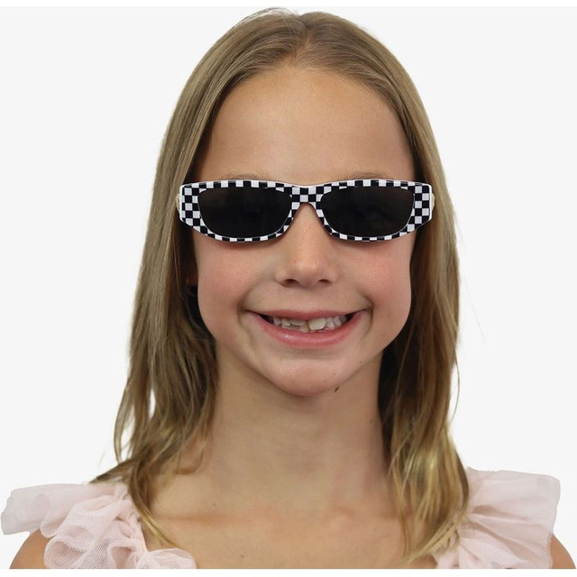 Versace Kids VK4002U - White Black Chess/Dark Grey Lenses