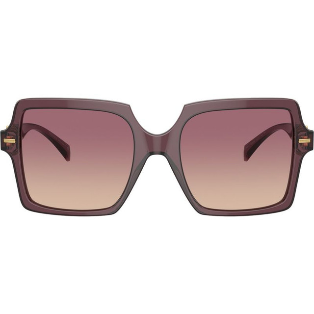 VE4441 - Transparent Violet/Brown and Pink Gradient Lenses