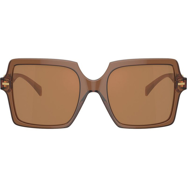 Versace VE4441 - Transparent Brown/Brown and Orange Metallic Lenses