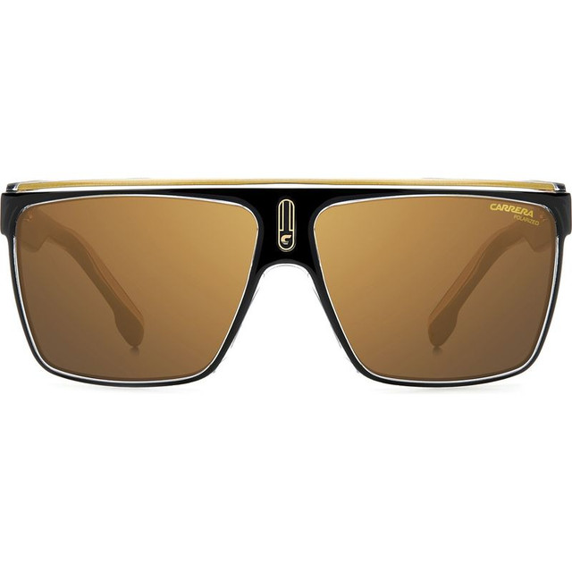 Carrera 22/N - Black and Gold/Gold Polarised Lenses