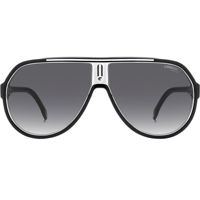 Carrera 1057/S - Black White/Dark Grey Gradient Lenses