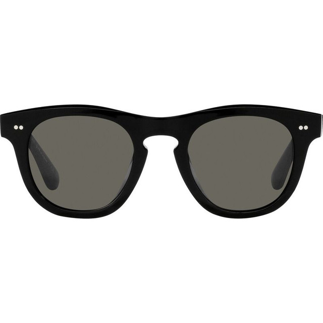 Oliver Peoples Rorke OV5509SU - Black/Carbon Grey Glass Lenses 47 Eye Size