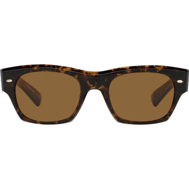 Oliver Peoples Kasdan OV5514SU - Walnut Tortoise/True Brown Glass Lenses