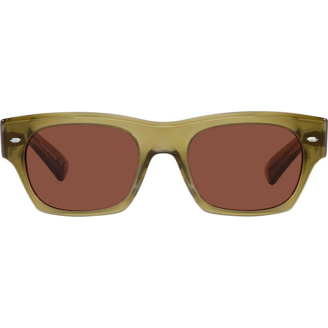 Oliver Peoples Kasdan OV5514SU - Dusty Olive/Burgundy Glass Lenses