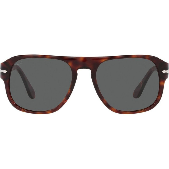 Persol PO3310S - Havana/Black Glass Lenses 54 Eye Size