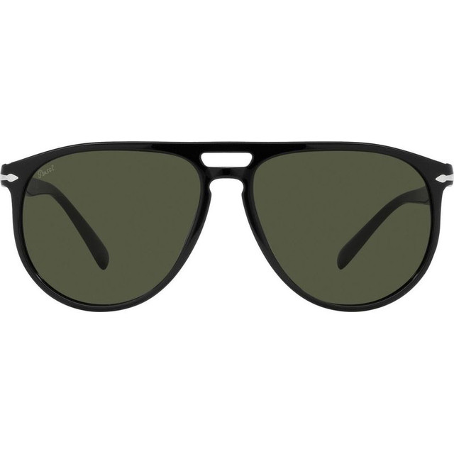 PO3311S - Black/Green Glass Lenses 55 Eye Size