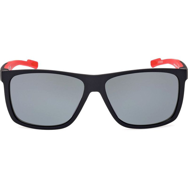 Adidas SP0067 - Black Red/Smoke Polarised Lenses