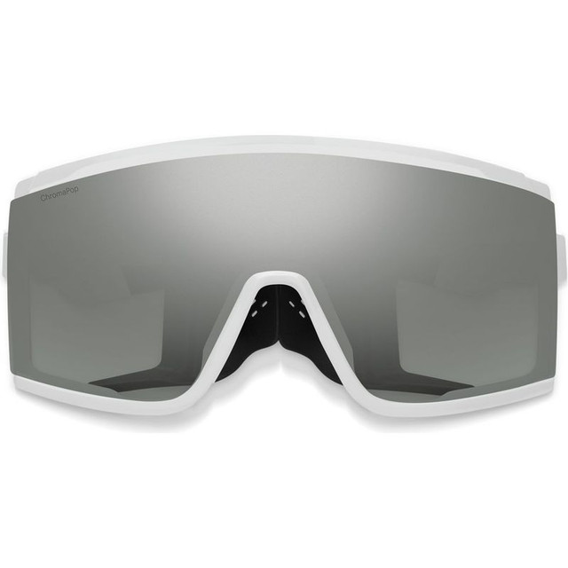 Pursuit - White/ChromaPop Platinum Mirror Lenses