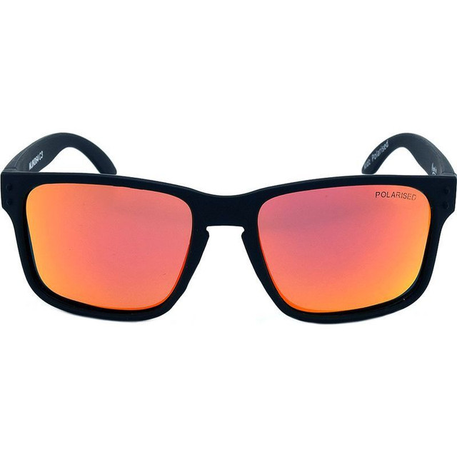 Mangrove Jacks Kids Mangrove Jacks Kids 064 - Matte Black/Red Mirror Polarised Lenses