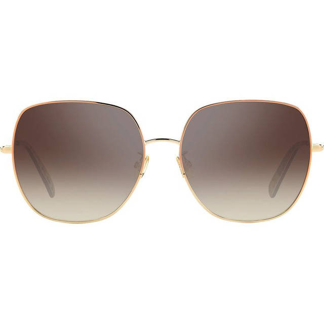 Kate Spade Charli - Red Gold/Brown Silver Mirror Lenses