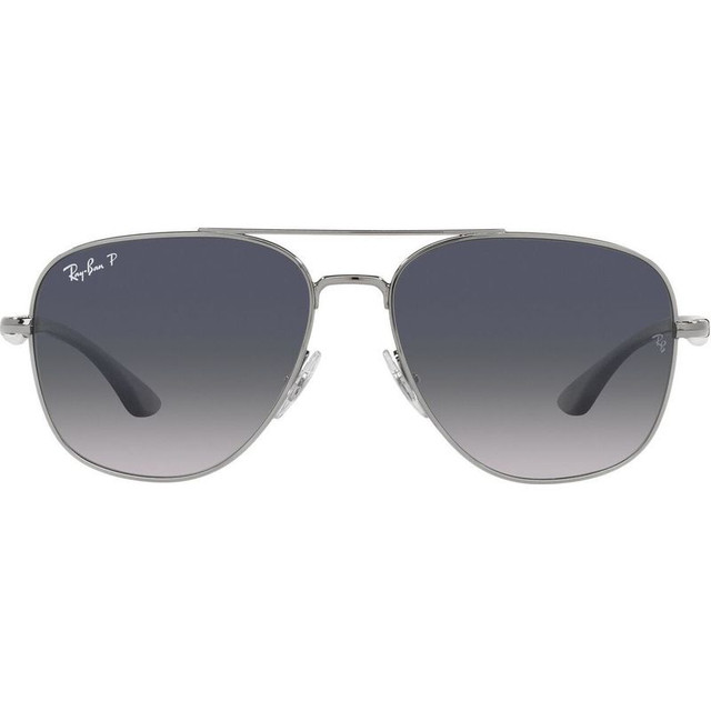 Ray-Ban RB3683 - Gunmetal/Blue Gradient Glass Polarised Lenses 59 Eye Size