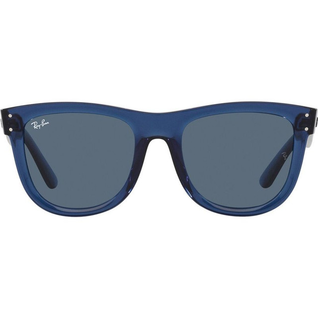 Wayfarer Reverse RBR0502S - Transparent Navy Blue/Dark Blue Lenses 53 Eye Size