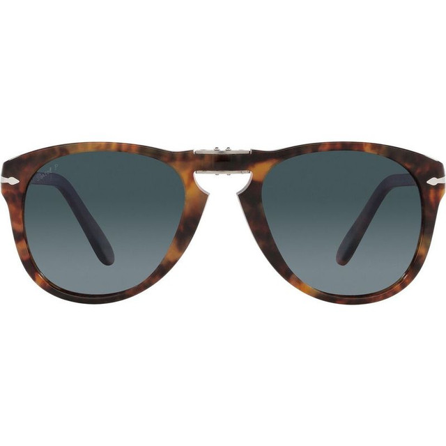 Persol 0PO0714SM Steve McQueen - Caffe/Light Blue Dark Blue Gradient Glass Polarised Lenses