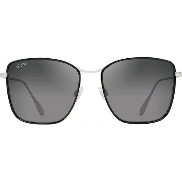 Tiger Lily - Black Gloss and Silver/Neutral Grey Polarised Lenses