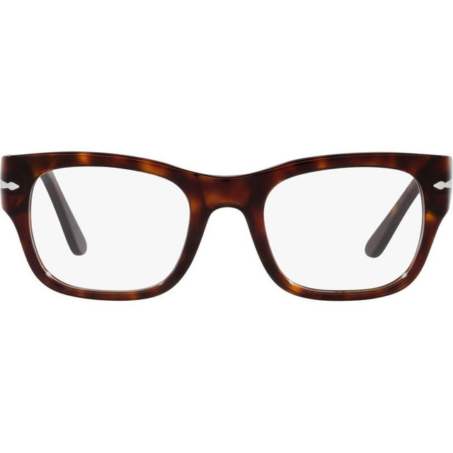 Persol Glasses PO3297V - Havana/Clear Lenses 52 Eye Size