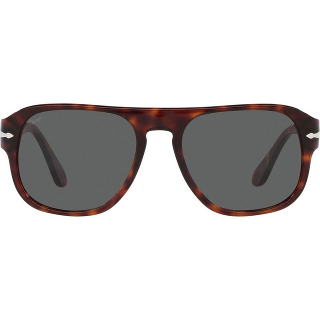 Persol PO3310S - Havana/Black Glass Lenses 57 Eye Size