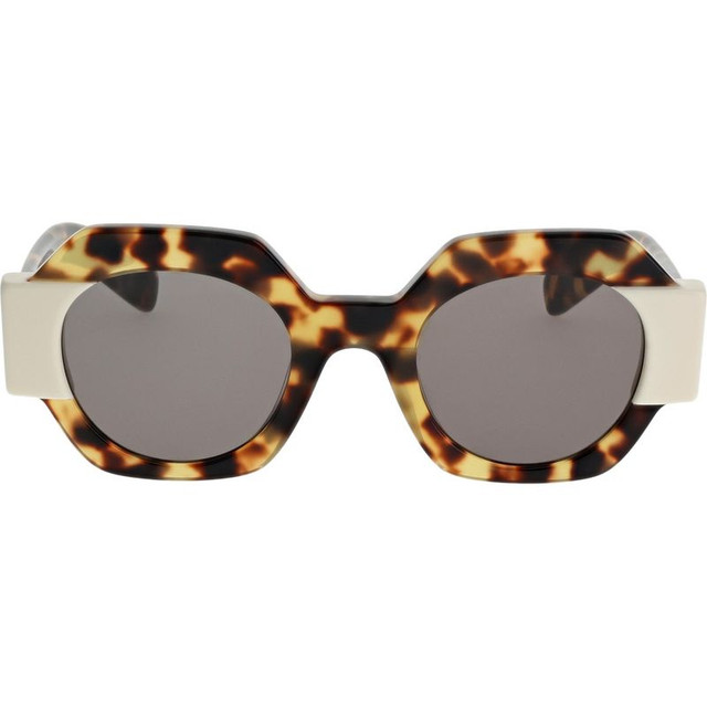 Darnell - Brown Tortoiseshell and White/Dark Grey Lenses