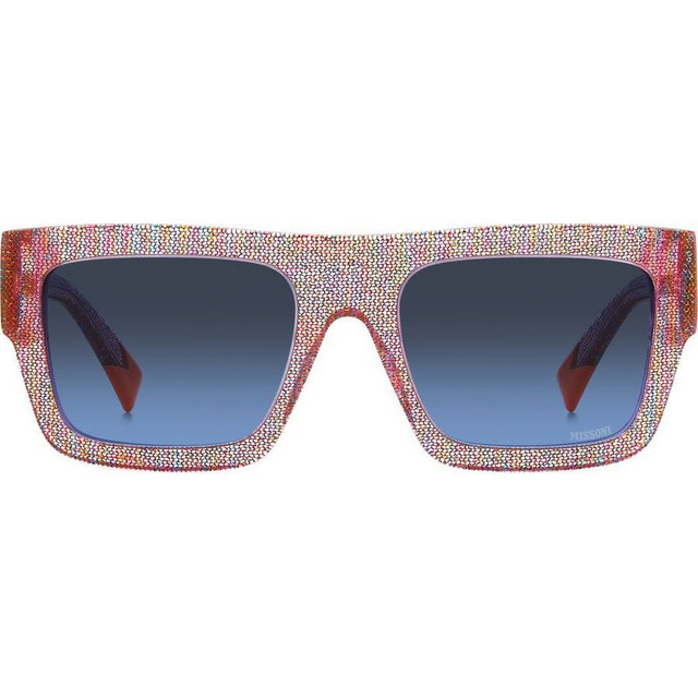 Missoni MIS0129/S - Pink and Multi Coloured Pattern/Blue Gradient Lenses