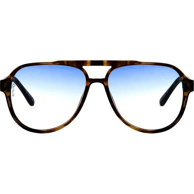 Stevie - Tortoise/Blue Gradient Lenses