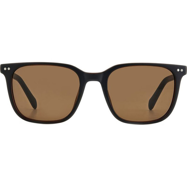 Fossil 3140/S - Matte Black/Brown Lenses