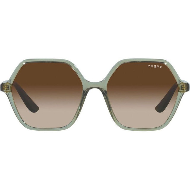 Vogue Eyewear VO5361S - Transparent Light Green/Brown Gradient Lenses