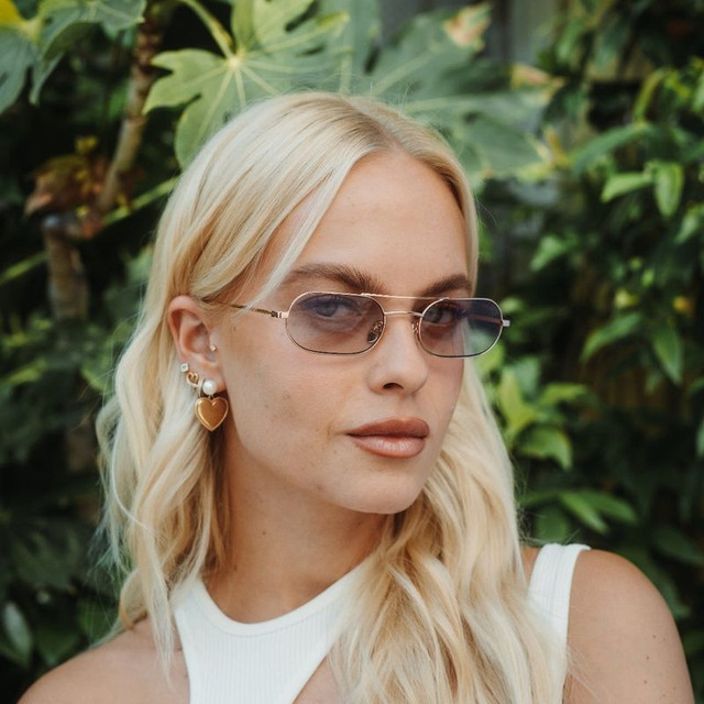 Malibu - Rose Gold/Pink Tint Lenses