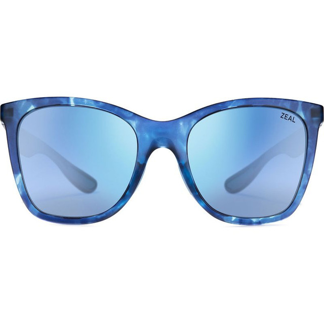 Zeal Optics Willow - Matte Navy Tortoise/Horizon Blue Mirror Polarised Lenses