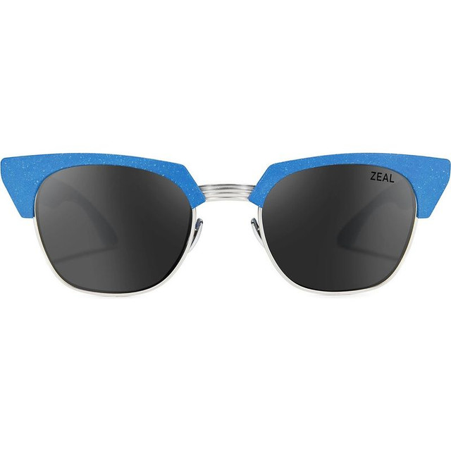 Zeal Optics Highline - Matte Bluebird and Matte Silver/Dark Grey Polarised Lenses