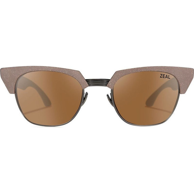 Zeal Optics Highline - Matte Brown and Gunmetal/Copper Polarised Lenses